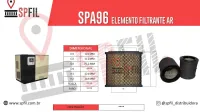 ELEMENTO FILTRANTE AR SPA96