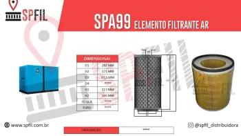 ELEMENTO FILTRANTE AR SPA99