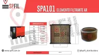 ELEMENTO FILTRANTE AR SPA101