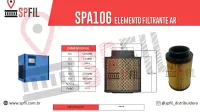 ELEMENTO FILTRANTE AR SPA106