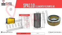 ELEMENTO FILTRANTE AR SPA110