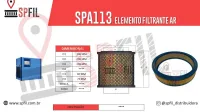 ELEMENTO FILTRANTE AR SPA113
