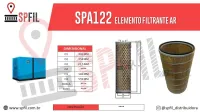 ELEMENTO FILTRANTE AR SPA122