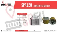 ELEMENTO FILTRANTE AR SPA128