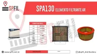 ELEMENTO FILTRANTE AR SPA130
