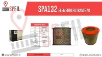 ELEMENTO FILTRANTE AR SPA132