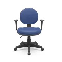 Cadeira Executiva Operativa Plus Base Giratória com Braços Reguláveis - Foto 8