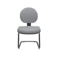 Kit com 2 unidades Cadeira Aproximação Operativa Plus Executiva  Base Sky Preta - Foto 4