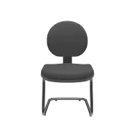 Kit com 2 unidades Cadeira Aproximação Operativa Plus Executiva  Base Sky Preta - Foto 6