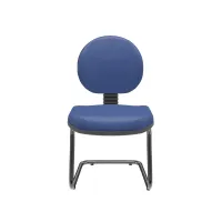 Kit com 2 unidades Cadeira Aproximação Operativa Plus Executiva  Base Sky Preta - Foto 7