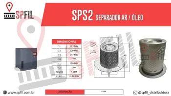 Separador Ar / Óleo  SPS2