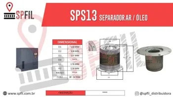 Separador Ar / Óleo  SPS13
