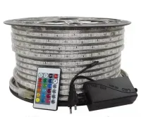 Mangueira Fita de LED Chata 50 metros RGB - Foto 3