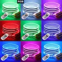 Mangueira Neon LED Rolo 5 metros 12V RGB Colorida - Foto 24