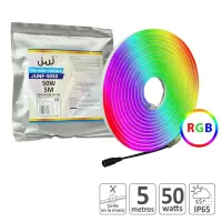 Mangueira Neon LED Rolo 5 metros 12V Colorida RGB - Foto 16