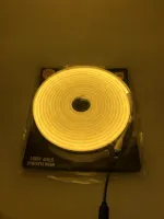 Mangueira Neon LED Rolo 5 metros 12V BRANCA QUENTE - Foto 2