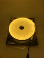Mangueira Neon LED Rolo 5 metros 12V BRANCA QUENTE - Foto 2