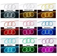 Mangueira Neon LED Rolo 5 metros 12V BRANCA MORNO 4000K - Foto 7