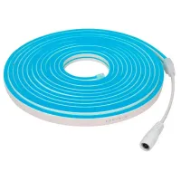 Mangueira Neon LED Rolo 5 metros 12V AZUL CLARO - Foto 2