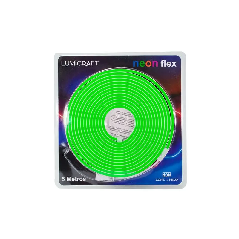 Mangueira Neon LED Rolo 5 metros 12V VERDE Imagem