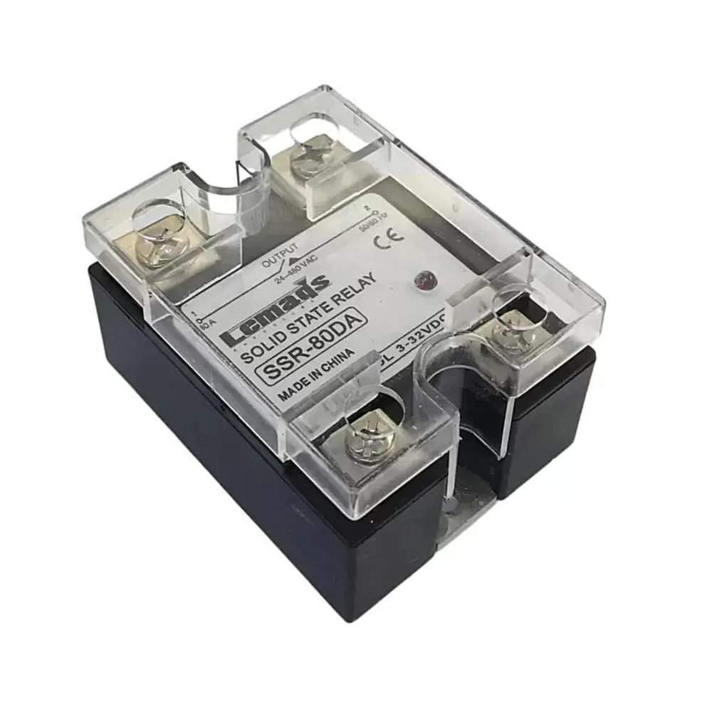 RELÉ ESTADO SÓLIDO 80A SSR-80DA