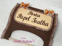 G1.395  Gabarito de Moldes em MDF  Porta Papel Toalha - Foto 2