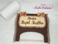 G1.395  Gabarito de Moldes em MDF  Porta Papel Toalha - Foto 3