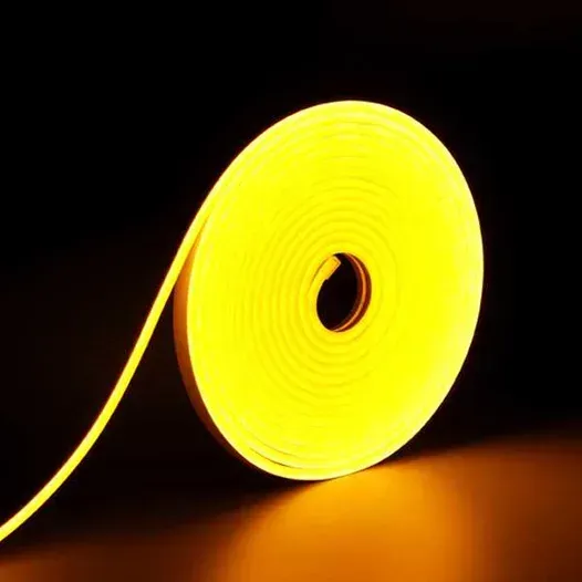 Mangueira Neon LED Rolo 5 metros 12V AMARELO Imagem
