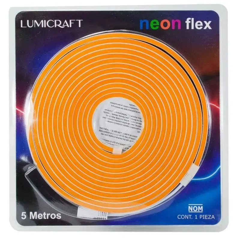 Mangueira Neon LED Rolo 5 metros 12V AMBAR Imagem
