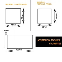 CONTROLADOR DE TEMPERATURA DIGITAL C700 72X72  - Foto 4