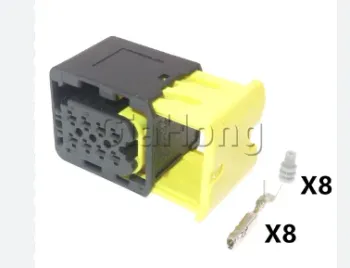  CONECTOR   8VIAS  FEMEA   C/ TERMINAL
