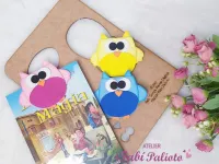 G1.399  Gabarito de Moldes em MDF  Coruja Marca Páginas - Foto 2