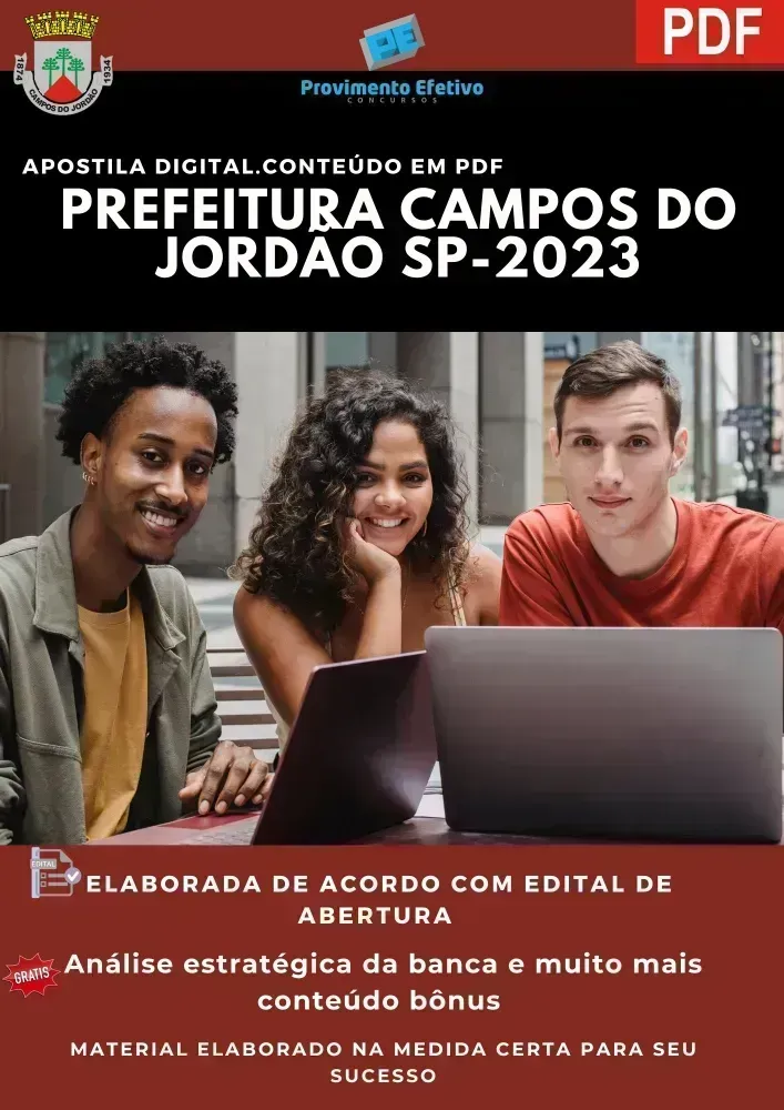 Apostila Pref Campos do Jordão SP Farmacêutico 2023 Imagem