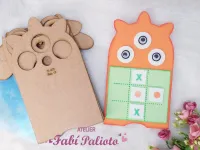 G1.400  Gabarito de Moldes em MDF  Coleção Meu Jogo da Velha - Foto 4