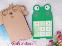 G1.400  Gabarito de Moldes em MDF  Coleção Meu Jogo da Velha - Foto 7