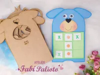 G1.400  Gabarito de Moldes em MDF  Coleção Meu Jogo da Velha - Foto 9