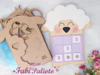 G1.400  Gabarito de Moldes em MDF  Coleção Meu Jogo da Velha - Foto 10