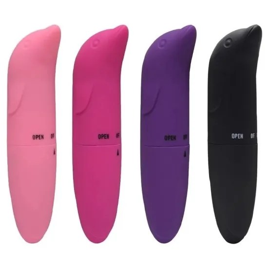 Vibrador Golfinho Ponto G Aveludado - PG025