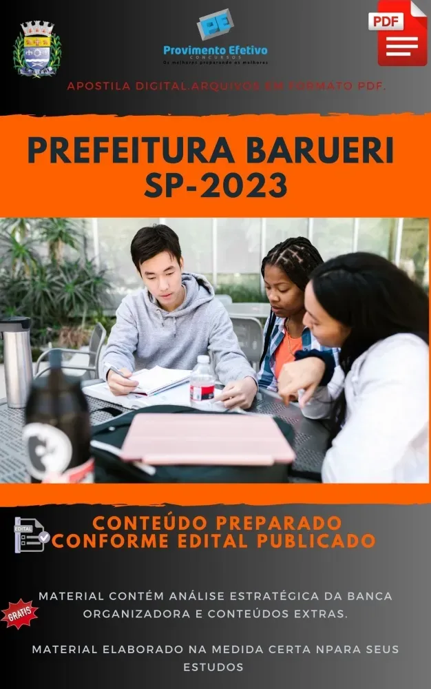Apostila Pref Barueri SP Diretor Escolar 2023