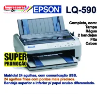 Impressora Matricial Epson LQ-590 c/ 24 agulhas