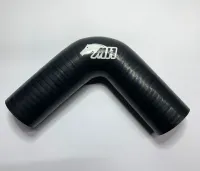 Mangote em Silicone Preto Curva 90° de 2