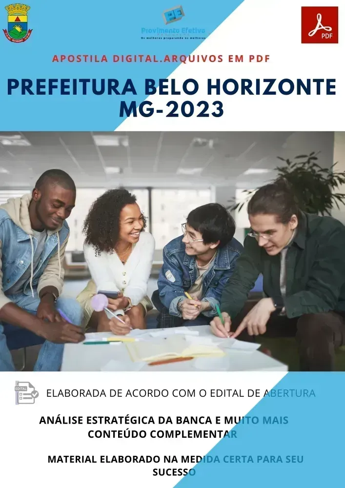 Apostila BH Belo Horizonte Educação Física  Ano 2023