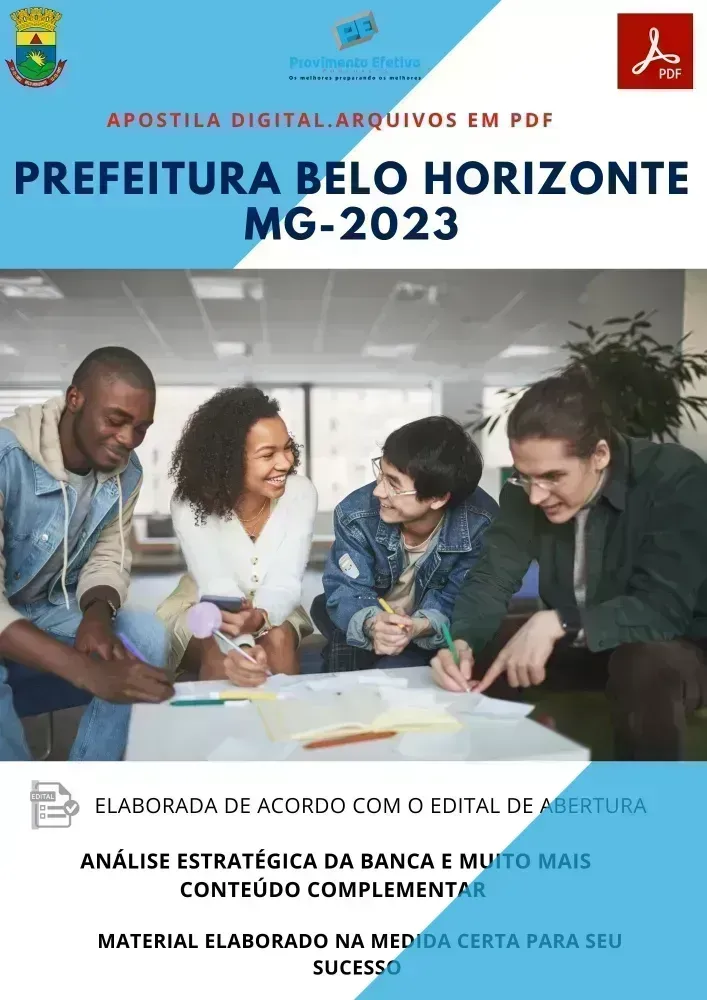 Apostila BH Belo Horizonte 2023 cargo Engenharia Florestal