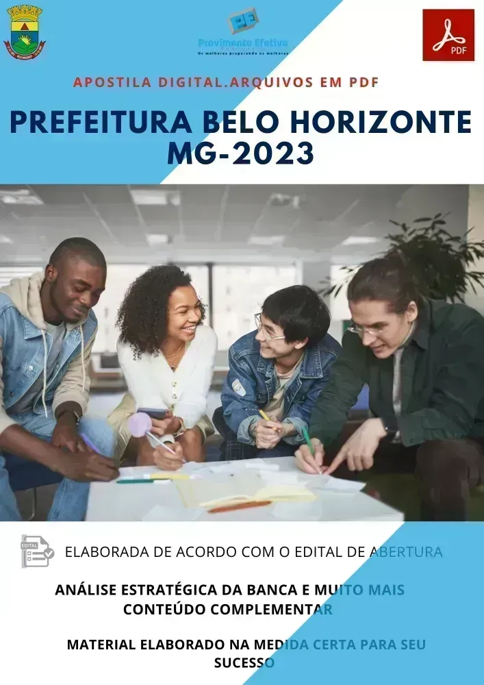 Apostila BH Belo Horizonte Engenharia Sanitária 2023 Imagem