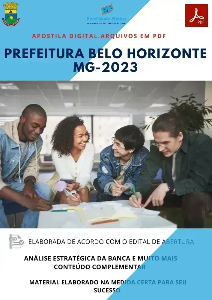 Apostila BH Belo Horizonte Engenharia de Segurança Ano 2023 Imagem