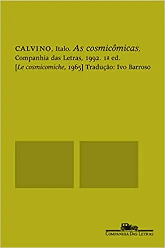 AS COSMICOMICAS (PRODUTO NOVO)