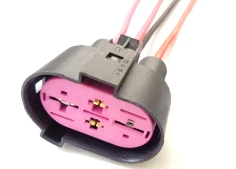 Conector Plug Chicote 04 Vias do Eletroventilador VW Passat Alemao Bora Polo TC 1198