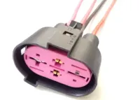 Conector Plug Chicote 04 Vias do Eletroventilador VW New Beatle Jetta Amarok  TC 1198