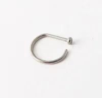 Argola Nariz AÇO CIRÚRGICO  0.80mm D RING ACO11 - Foto 3