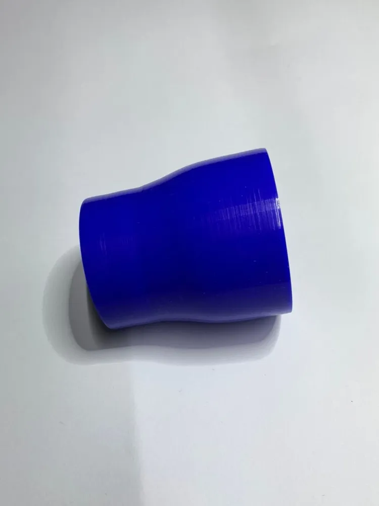 Mangote em Silicone Azul Redutor Reto de 2-1/2